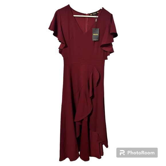 NWT Burgundy Evening dress 😀 - Picture 2 of 5